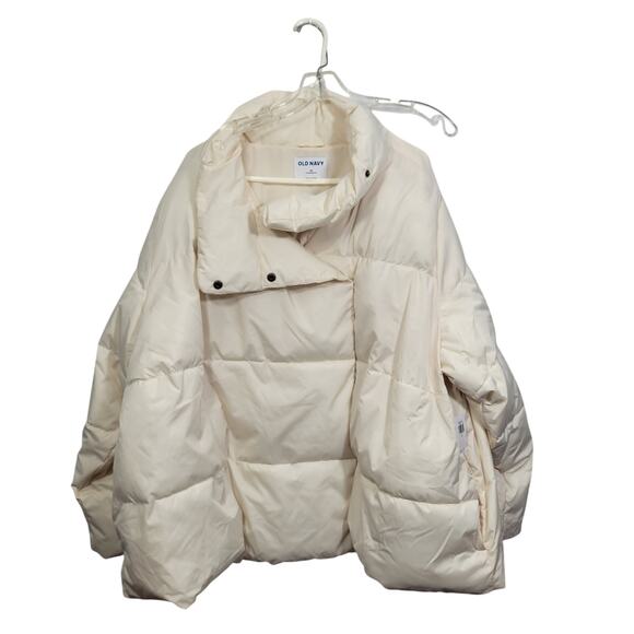 Old Navy Jackets & Blazers - Old Navy Pale Yellow Women's Crop Puffer Jacket Size 3X NWT 91825-1Clo3